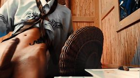 I stayed at the hotel and decided to jerk off until my straight friend returned