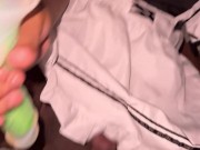 Maid pleasuring herself at master request