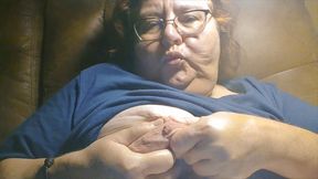 I play with my tits and express milk for you! I am 56 and have been able to do this since my