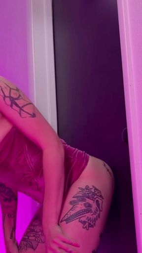Alternative Slut Sucks and Fucks in Gloryhole