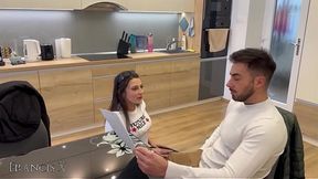 I destroyed the real estate agent�s ass while touring a house
