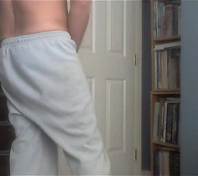 Pissed Sweats off, Stroking Cumshot