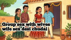 Group sex with wives wife sex desi chudai