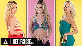 UP CLOSE - HORNY BLONDES COMPILATION! WITH CHARLIE FORDE, SKYLER STORM, & KHLOE KINGSLEY