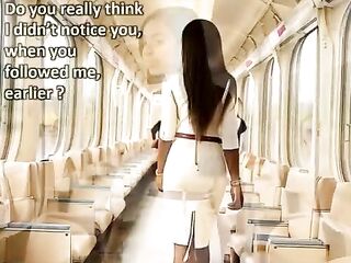 That babe's got a ticket to ride - part two - AI Illustrated leather porn fantasy