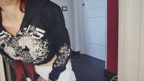 pee in my stockings while I'm at work and big farts, what a bad situation!