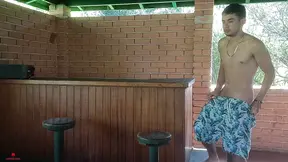 Stepsister seduced by my raging boner after she almost busted me wanking
