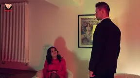Alice gets barebacked on her living room carpet