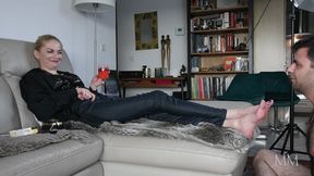 Feet worship & massage