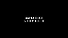 anita blue and kelly leigh lesbian strap-on play