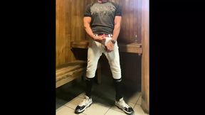 Jacked Baseball Player Jockdad87 Edges in the Sauna Again