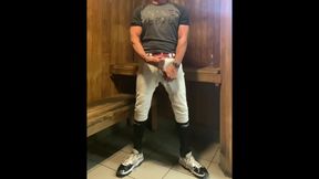 Jacked Baseball Player Jockdad87 Edges in the Sauna Again