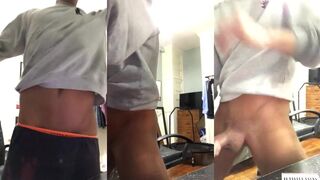Hotboyproblems goes wild with his straight buddy in a solo flick