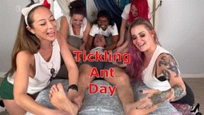 Tickling Ant Day - Nyssa Nevers, Heavenly XPerience, Lady Phoenix, Tickles Soft Soles, Whitney Morgan, Autumn Bodell and Antickl Six Girl Tickling MP4