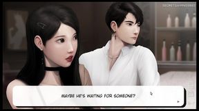 busty office slut loves bondage sex with her boss and his wife - cinderella s glass collar 01 developed by little glass interactive