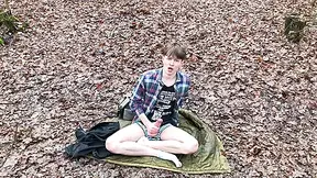 Extreme! Hottest Teen 18+ Masturbates His Big Dick Outdoors / Uncut / Perfect Dick Size / Sexy / Fit