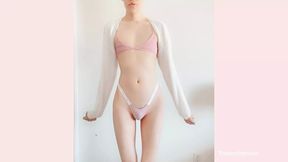 Showing off my smooth skinny body