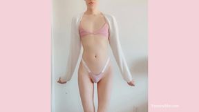 Showing off my smooth skinny body