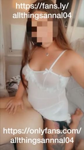 Pegging my naughty bitch boi - check out my links for full video