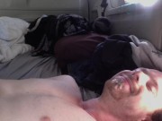 Auto-facial(lol pun intended) in backseat of car
