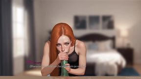 Remote Controlled Redhead Extreme Deepthroat & Gagging Training While Boyfriend Is Home - Mila Ai - by Addont