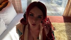 Triss Cosplay Enjoyed Intense Sex