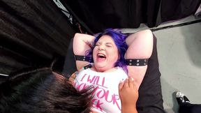 Big Girl Reality Tickle! the Brats Get It! 2 Tons of BBW Tickling Fun! Keres & Effie Get Tickled by 4 Ticklers Live at Exxxotica
