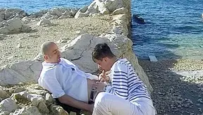 Rough Waves, Wild Heat — Amateur Twinks Fuck Bareback on the Beach – GayPrideX 18+