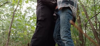 Me and my neighbor masturbate in the forest so that no one knows that we are lesbians - IkaSmokS