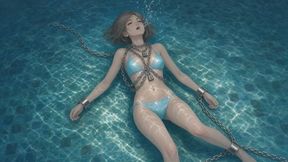 Underwater Fetish Stories #18: Weighted Chains and Silent Bubbles