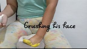 Sitting on his face From my chubby Teddy