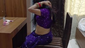 Hot Indian Wife in a Hotel Room with Her Boss
