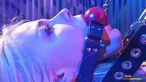 Bound Babe In Latex Gets A Cock In Her Pussy And Mouth Before Anal