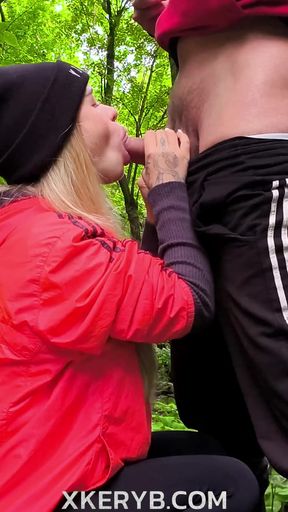 Lost in the Woods - I Fuck a Skinny Horny Stranger. POV