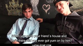 Thin fit latin boys have raw sex