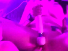 Amateur threesome with toys blowjob and fuck and cumshot