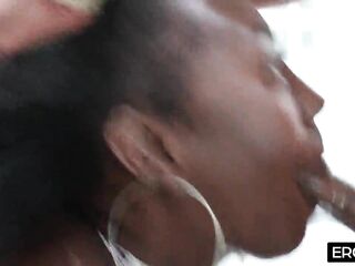 BBC Bangs the Throat and Soaking Twat of a Groaning Ebony mother I'd like to fuck Out of Compassion