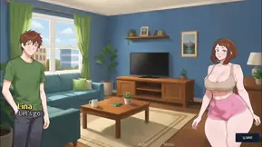 Yoga teacher with a big ass and juicy pussy gets banged in gameplay