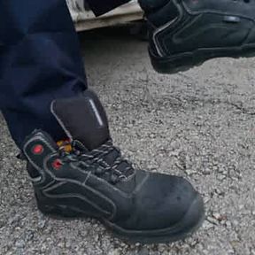 Work boot and socks teasing