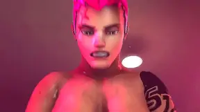 Zaryas Futanari Lust Ignites Steamy Encounter with Widowmaker – 3D Hentai Action