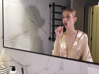 Built Man with a Giant Penis Screws his Additional Slim Stepsister in the baths!