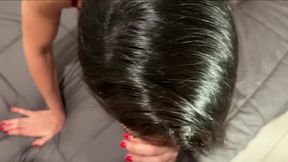 Amateur Couple - Hardcore Submissive Fuck & Cumshot with amazing POV