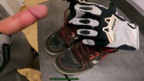 8 Cumshots On Friends Trashed Worn Dc Spartan Shoes