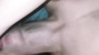 3Some with a pregnant college girl - FFM incredible fellatio.