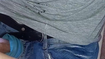 I'm fucking a mannequin with a very delicate hole with my big tattooed dick