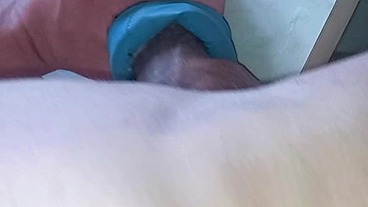 I'm fucking a mannequin with a very delicate hole with my big tattooed dick