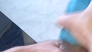 I'm fucking a mannequin with a very delicate hole with my big tattooed dick
