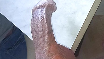 I'm fucking a mannequin with a very delicate hole with my big tattooed dick