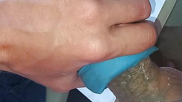I'm fucking a mannequin with a very delicate hole with my big tattooed dick