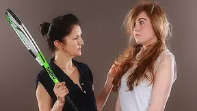 Hot Darling Must Listen To Her Lesbian Tennis Teacher - MatureNL